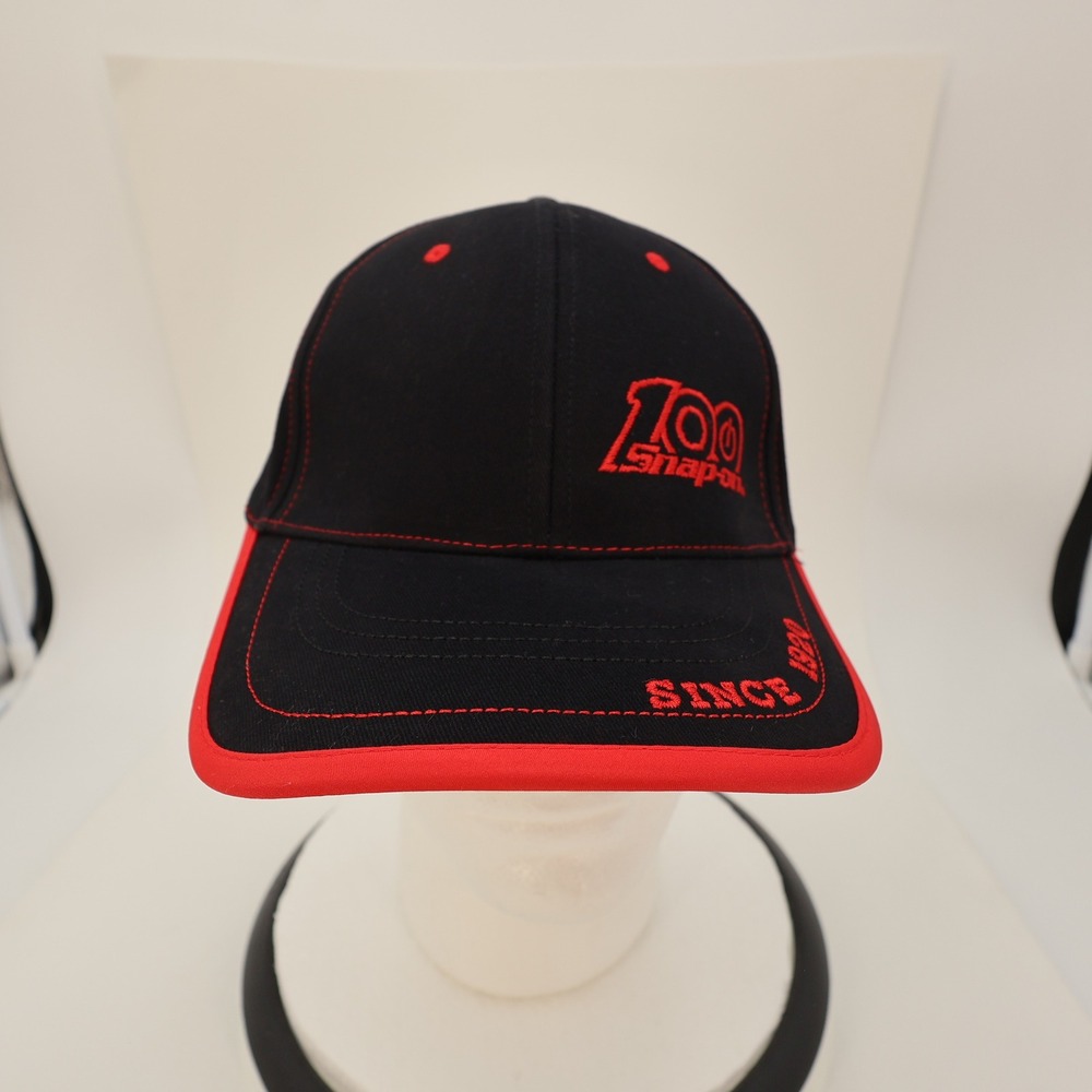 Snap-on 100th Anniversary Hat Black Red Since 1920 Adjustable Baseball Cap